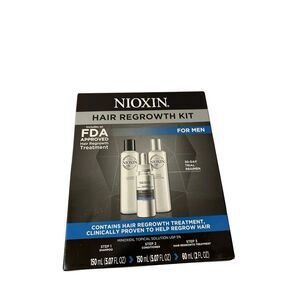 Nioxin hair regrowth kit for men expired 11/2023 new
